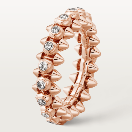 KDY-B7224879 diamond-set cone rivet ring