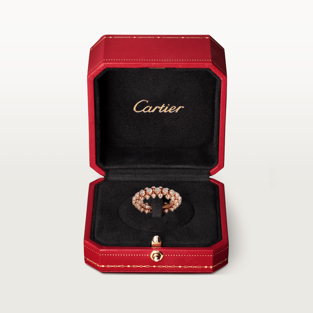 KDY-B7224879 diamond-set cone rivet ring