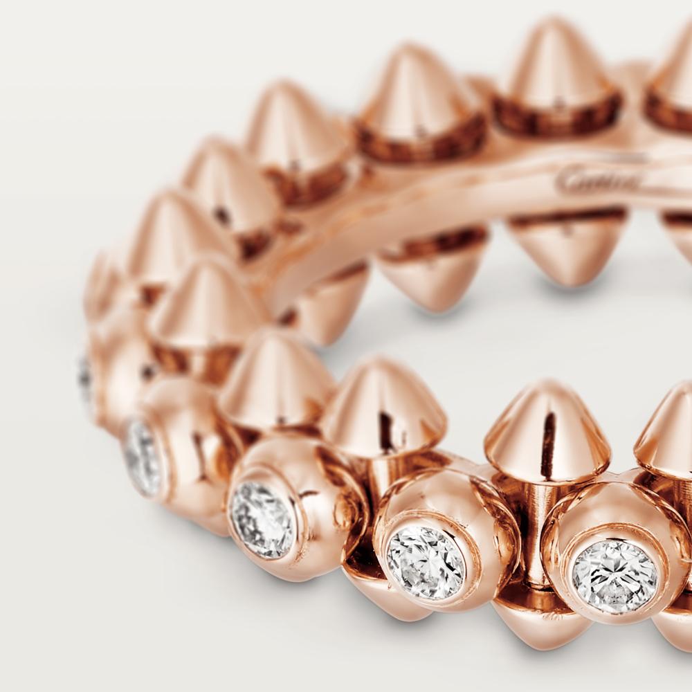 KDY-B7224879 diamond-set cone rivet ring