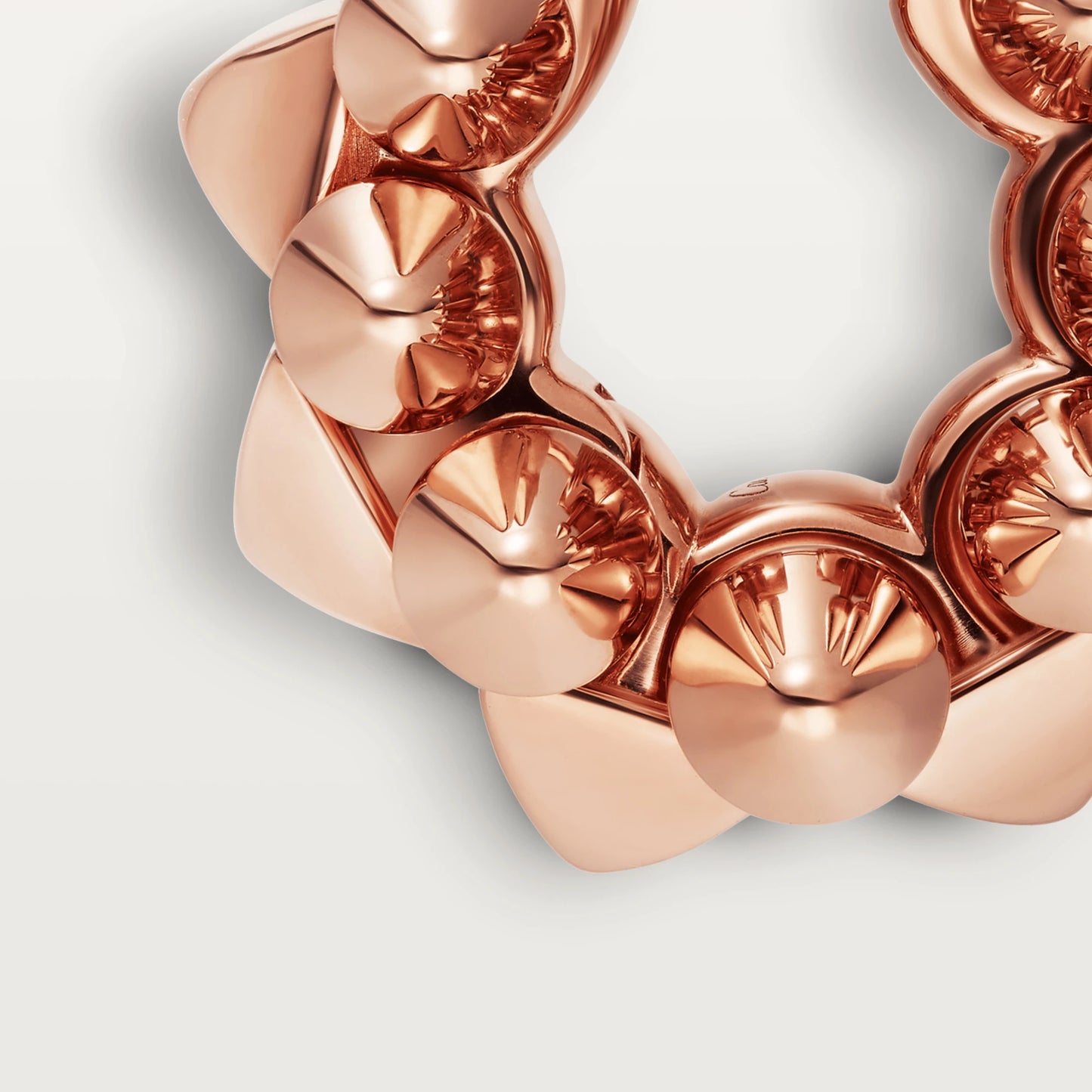 KDY-B8301444 pyramid pointed cone earrings