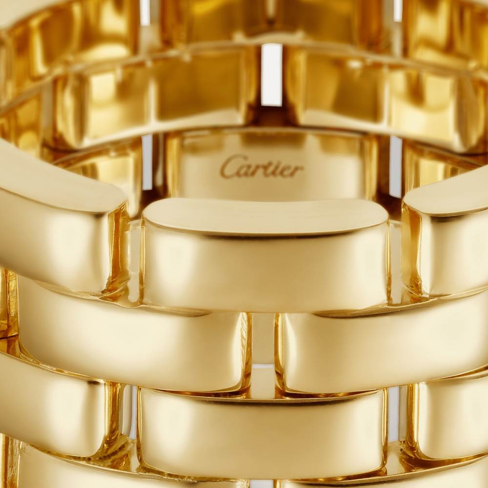KDY-B4230700 light gold five-row tank ring