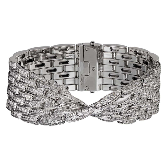 KDY-N6705717 full diamond tank seven layout bracelet
