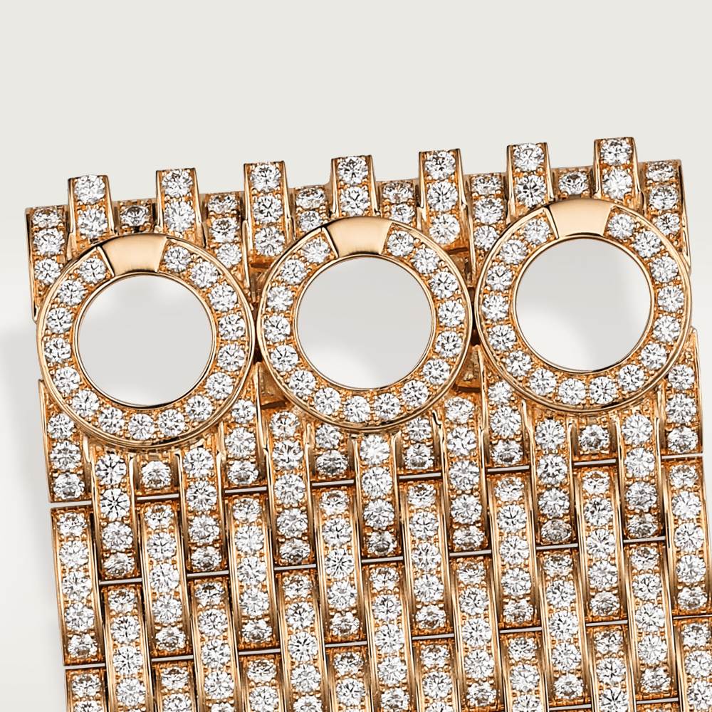 KDY-HP601087 full diamond 15 row tank bracelet