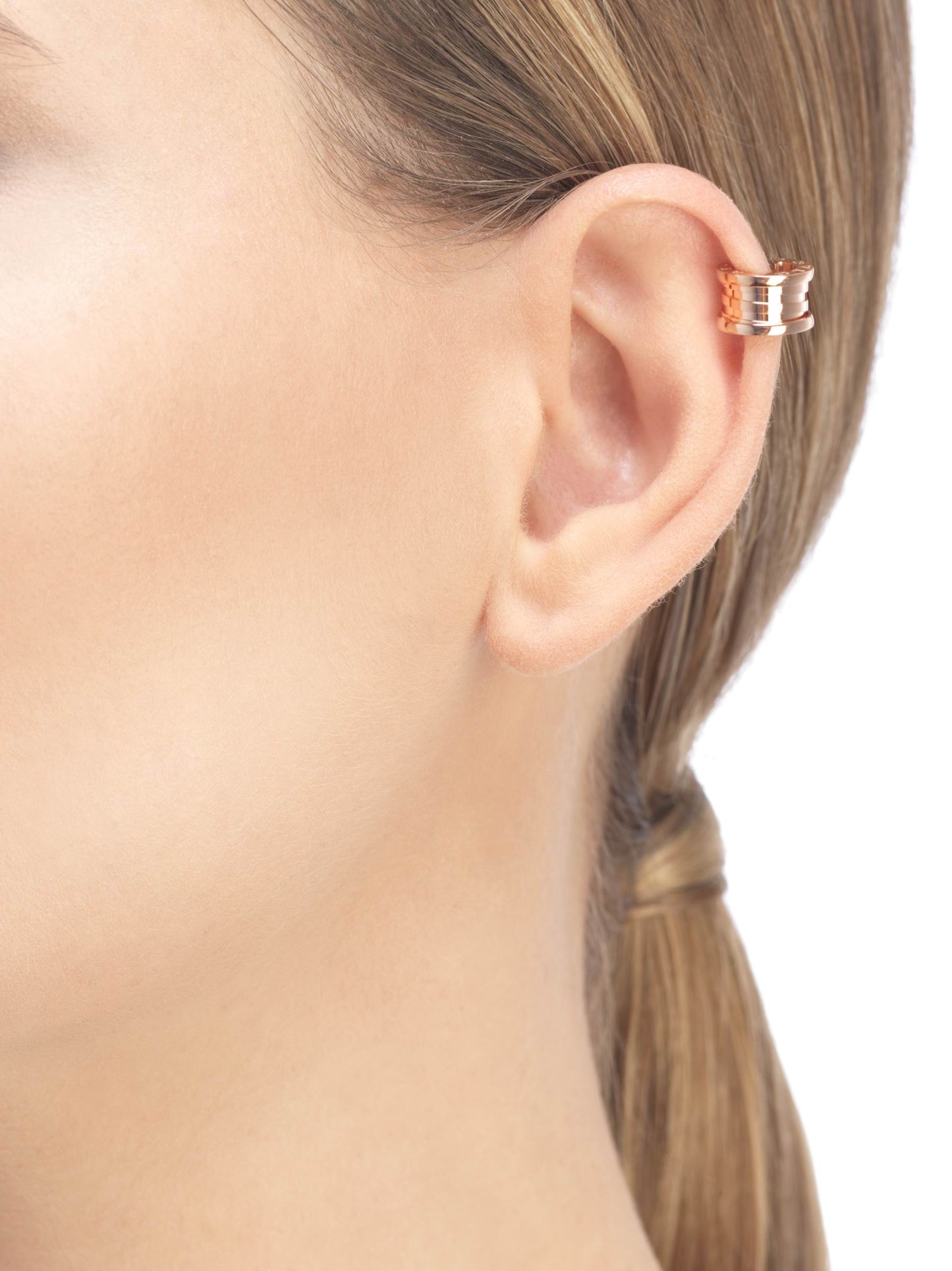 BGL-356163 light gold spring ear ring clip ear bone clip earrings