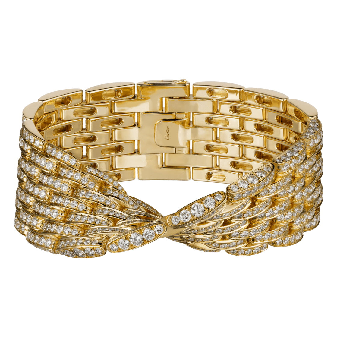 KDY-N6705617 diamond-filled seven-row tank bracelet