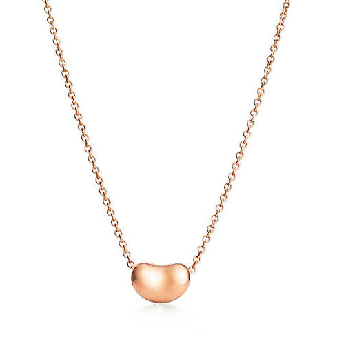 TIF26686090 light gold bean pendant