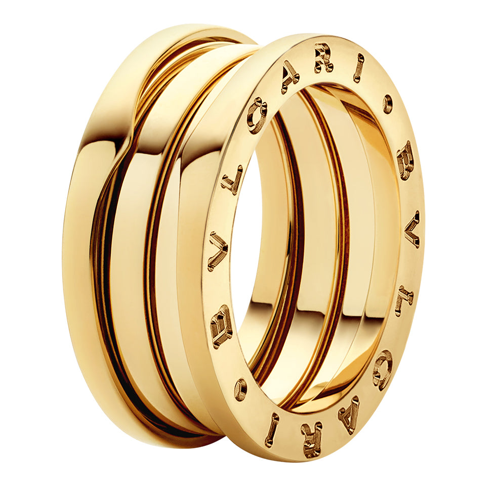 BGL-AN852405 guest version narrow version two circles light gold spring ring