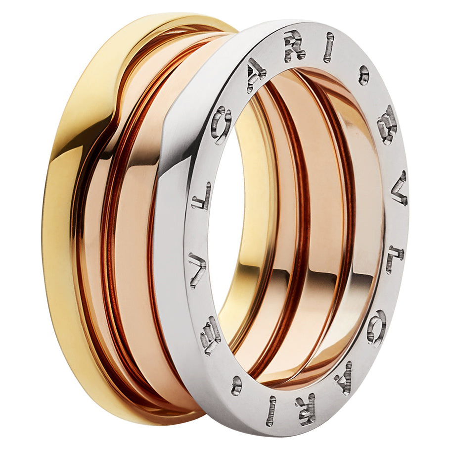 BGL-AN852405 guest version narrow version two circles light gold spring ring