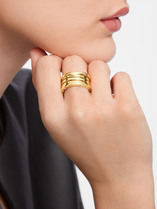 BGL-AN191025 guest version spring light gold 3-ring ring