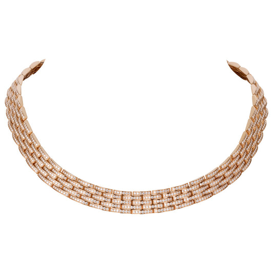 KDY-N7408600-5 row tank necklace