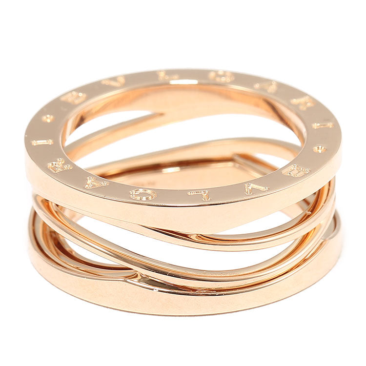BGL-AN858029 narrow version light gold streamlined hollow ring