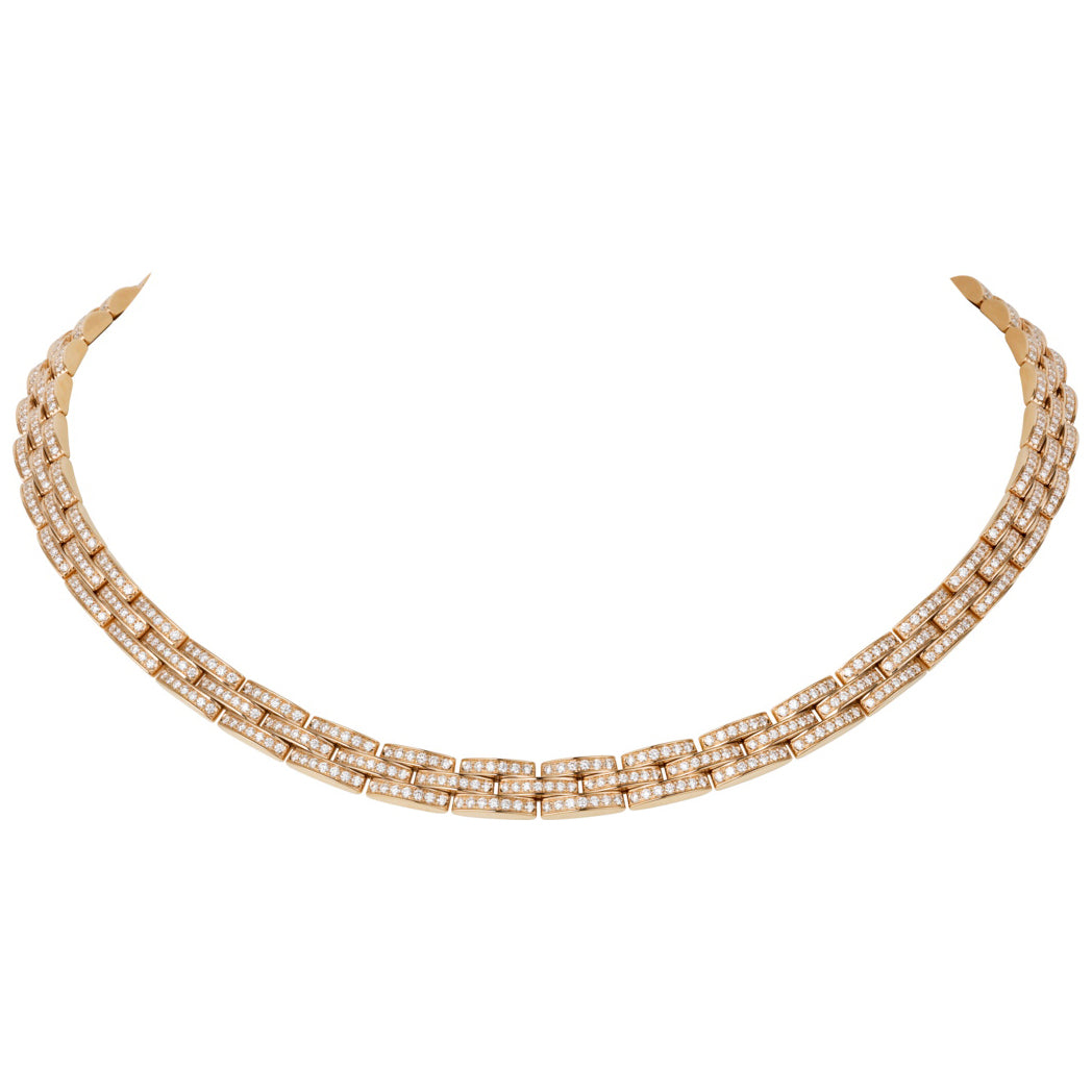 KDY-N7408400 three row tank necklace
