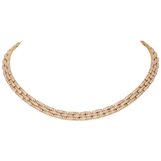 KDY-N7408400 three row tank necklace