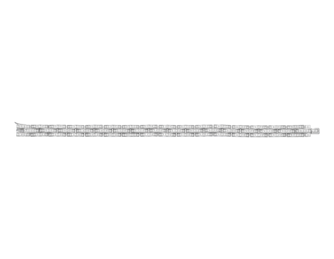 KDY-N6701000 three row tank bracelet