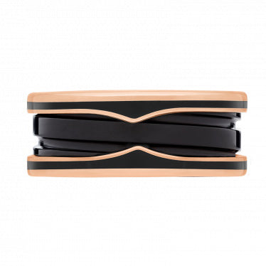 BGL AN858853 spring ceramic glue black edge small waist ring