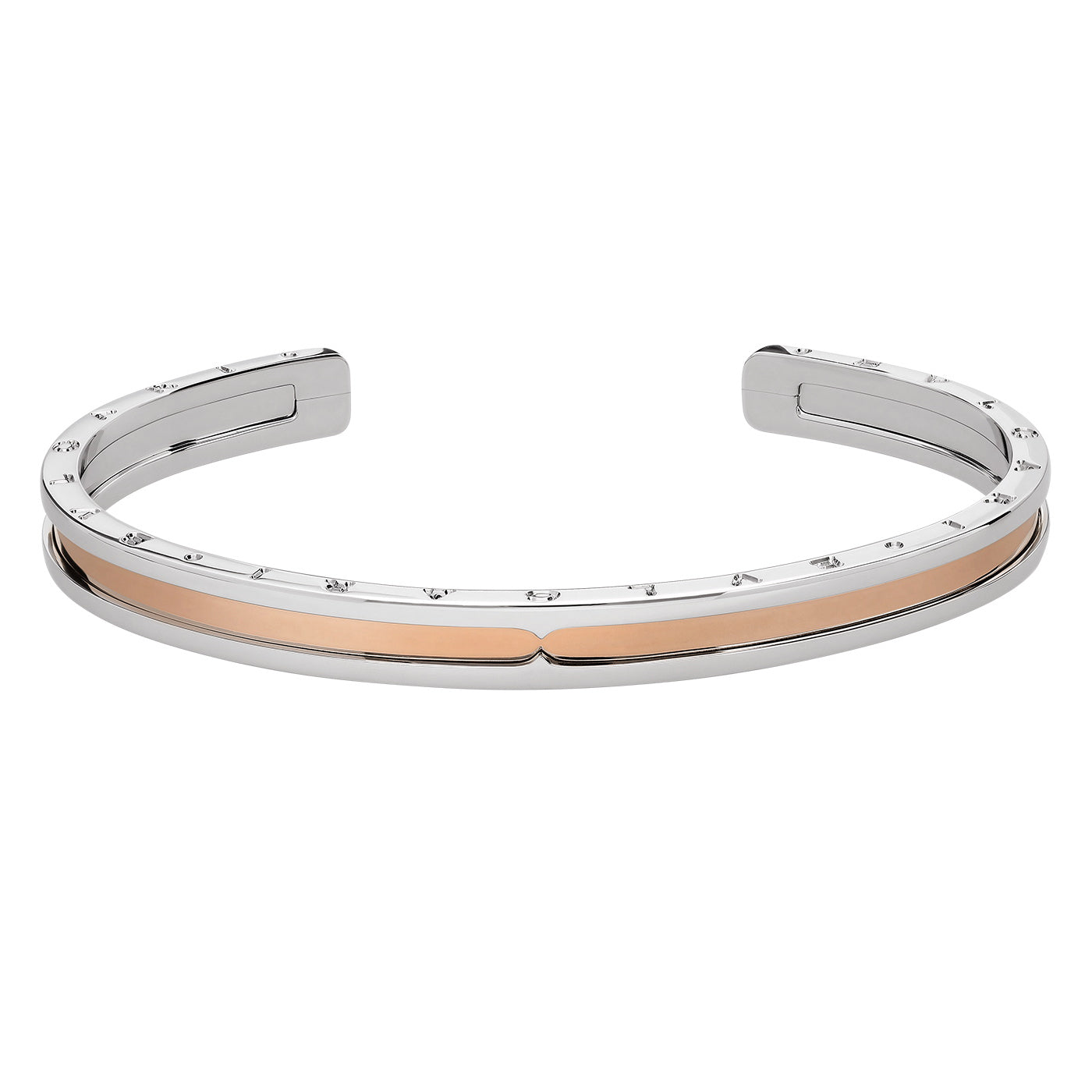 BGLBR855437 light gold cover open bracelet