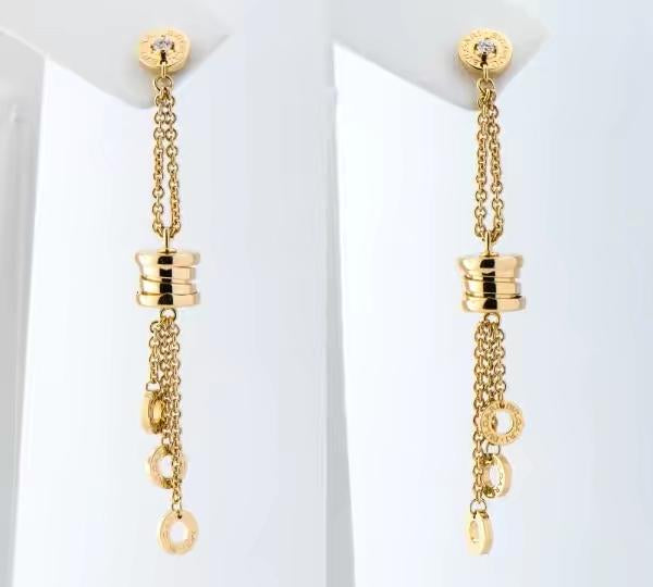 BGL-OR660583 single diamond small spring earrings