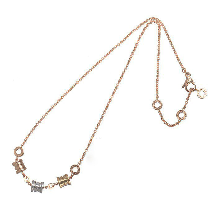 BGL351089CL857395 small spring light gold guest version bolt chain pendant necklace