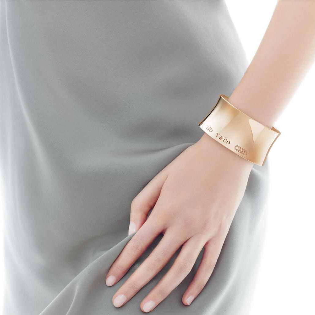 TIF38965685Cuff wide version light gold bracelet