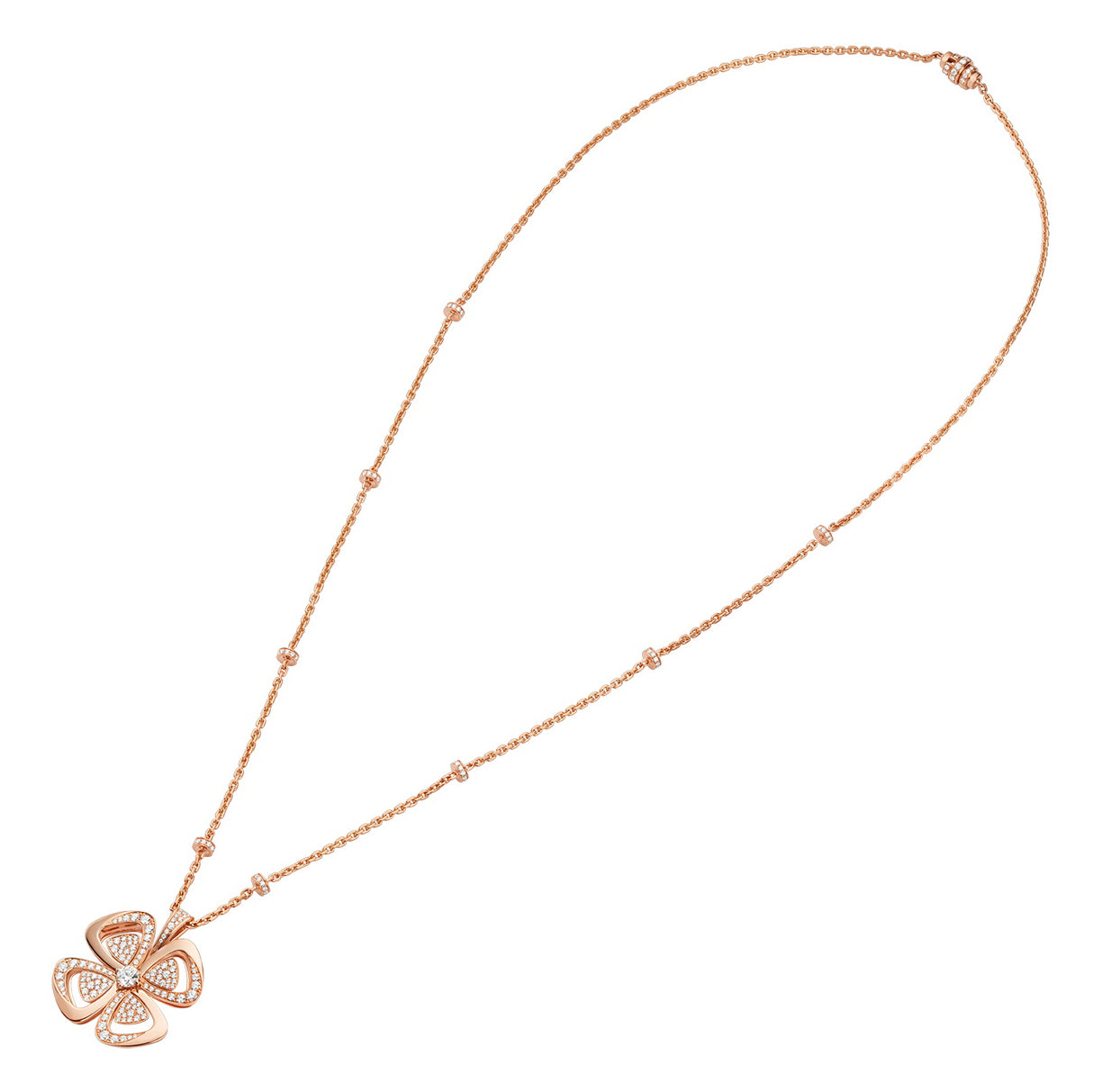 BGL-357218-CL858759 Bougainvillea pendant four-petal flower necklace