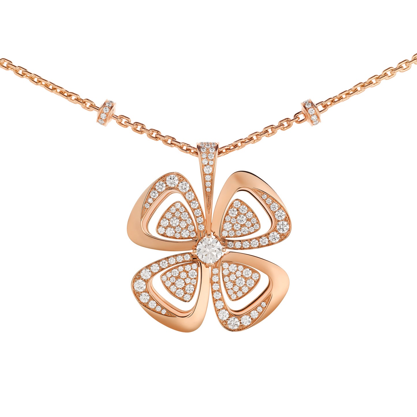 BGL-357218-CL858759 Bougainvillea pendant four-petal flower necklace