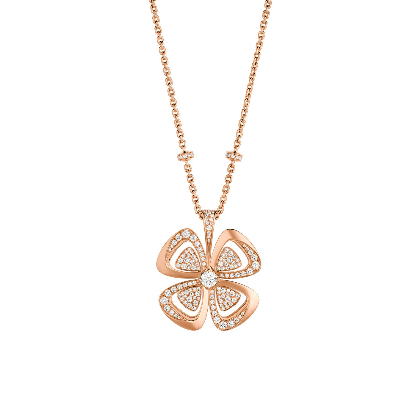 BGL-357218-CL858759 Bougainvillea pendant four-petal flower necklace