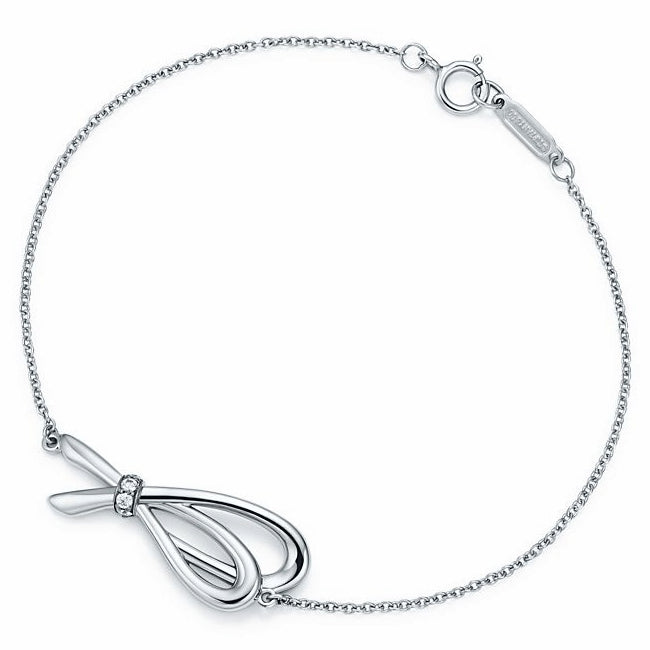 TIF32551397 diamond bow bracelet