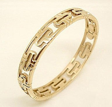 BGL-BR438108 Dazhong ring light gold bracelet