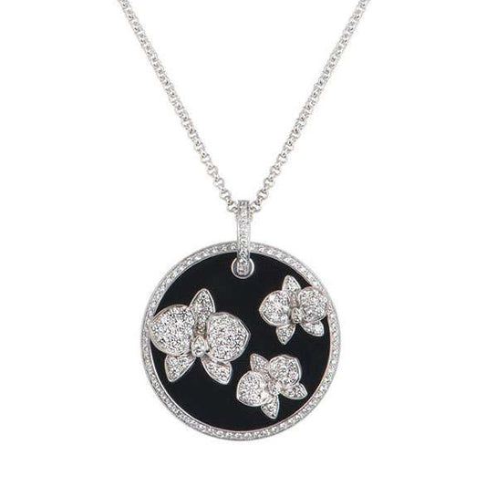 KDY-N7067800 butterfly flower medal pendant