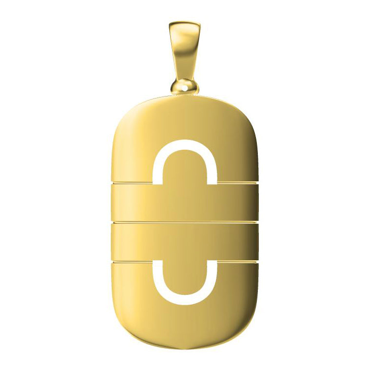 BGL-CL884745 light gold pendant with Chinese characters