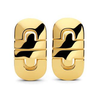 BGL-OR291934 light gold earrings with Chinese characters