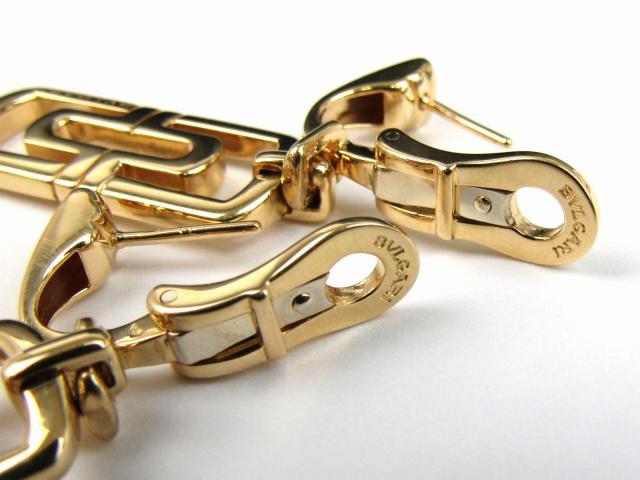 BGL-OR512310 Chinese character earrings, light gold
