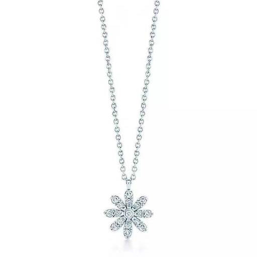 TIF61083133 full diamond chrysanthemum pendant