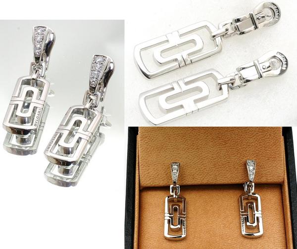 BGL-OR464222 Chinese character earring buckle set with diamonds