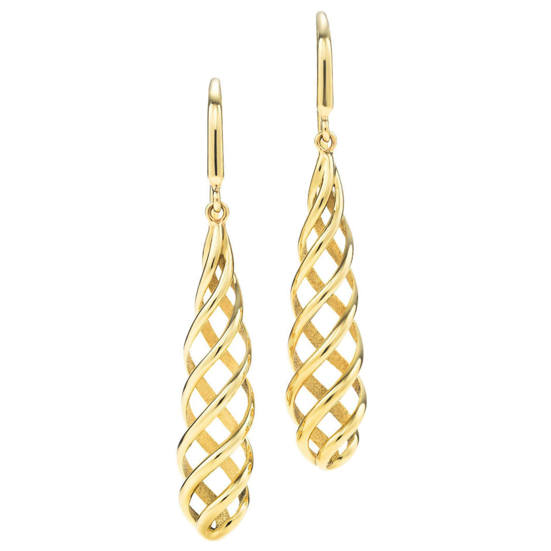 TIF28695164 light gold rotating curl ear hook