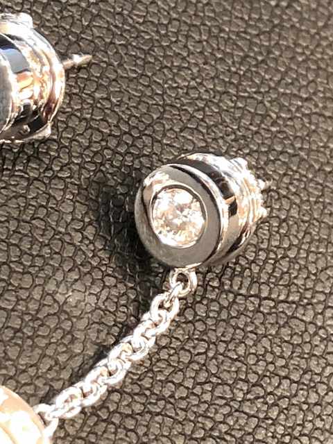 BGL-351115-OR857520 round cake dense stone round earrings