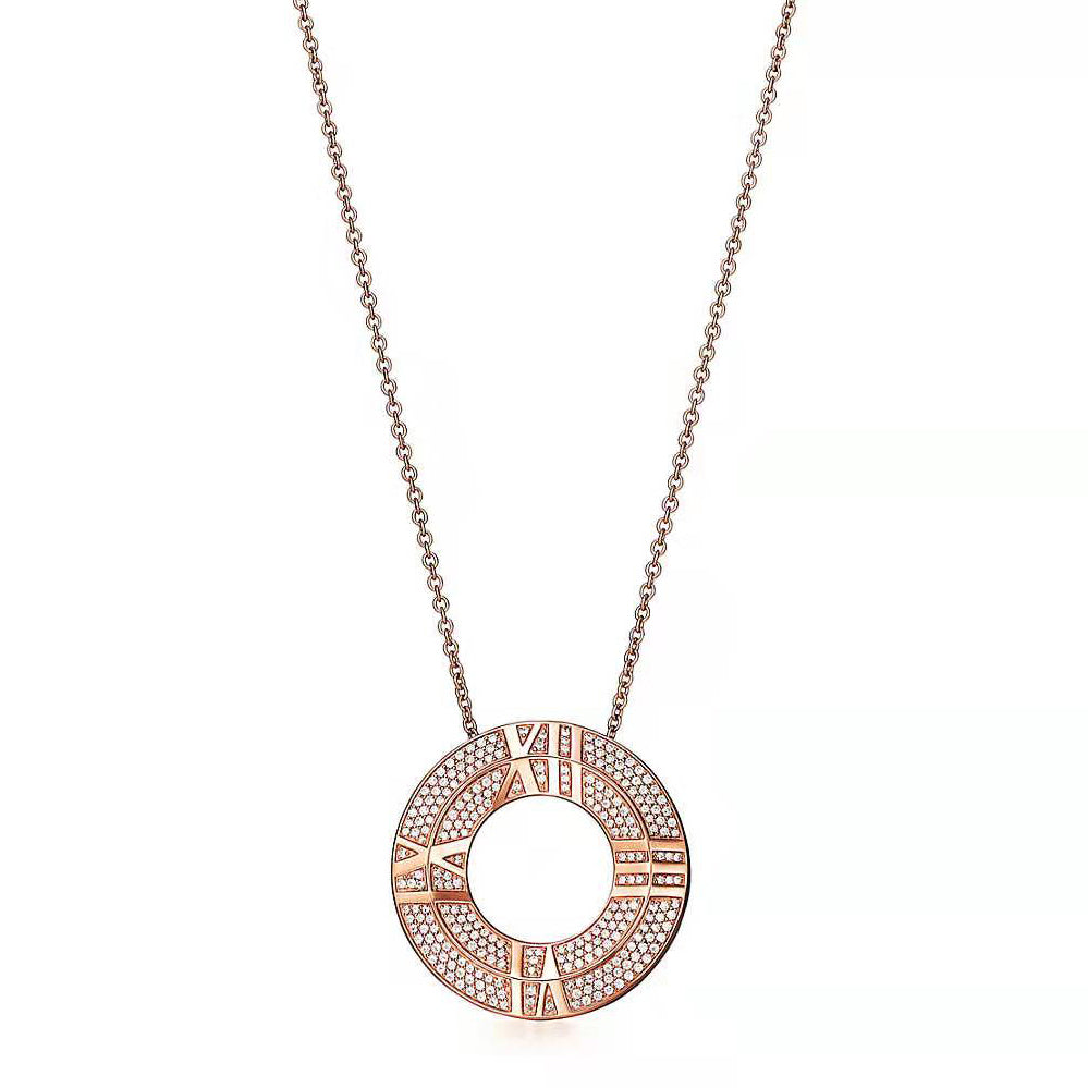 TIF34553488 full diamond Roman disc pendant