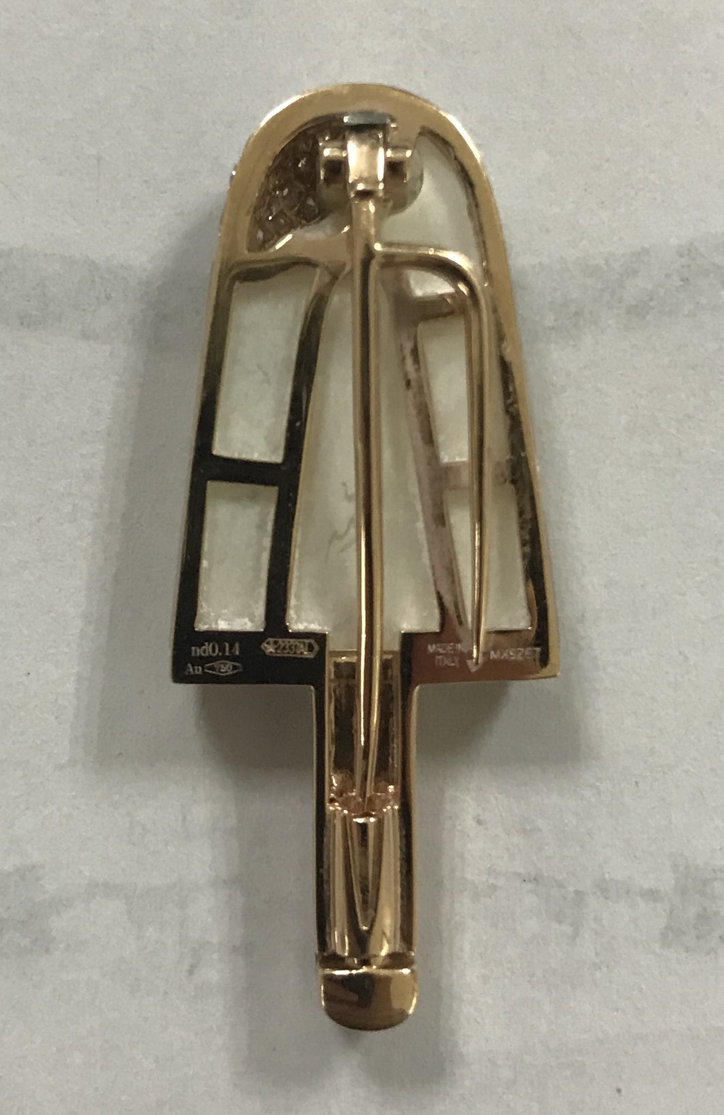 BGL-262909 diamond ice cream brooch