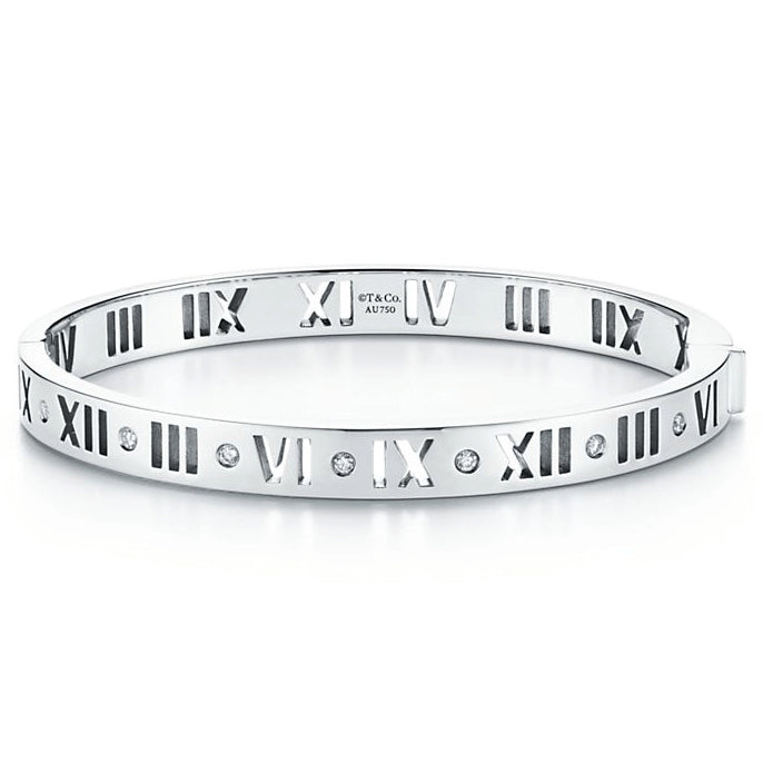 TIF58324034 guest version hollow diamond Roman bracelet