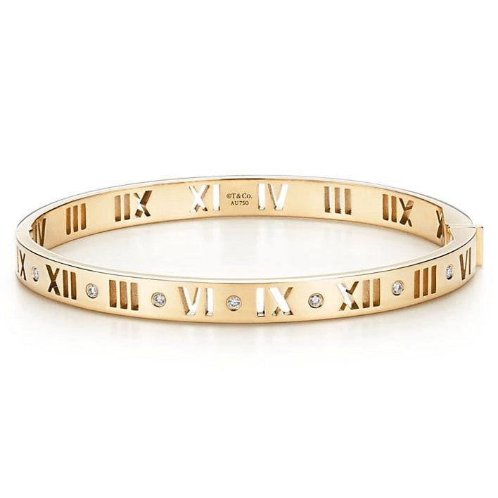TIF58324034 guest version hollow diamond Roman bracelet