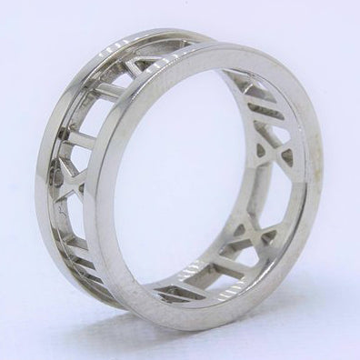 TIF17663986 light gold Roman font hollow ring