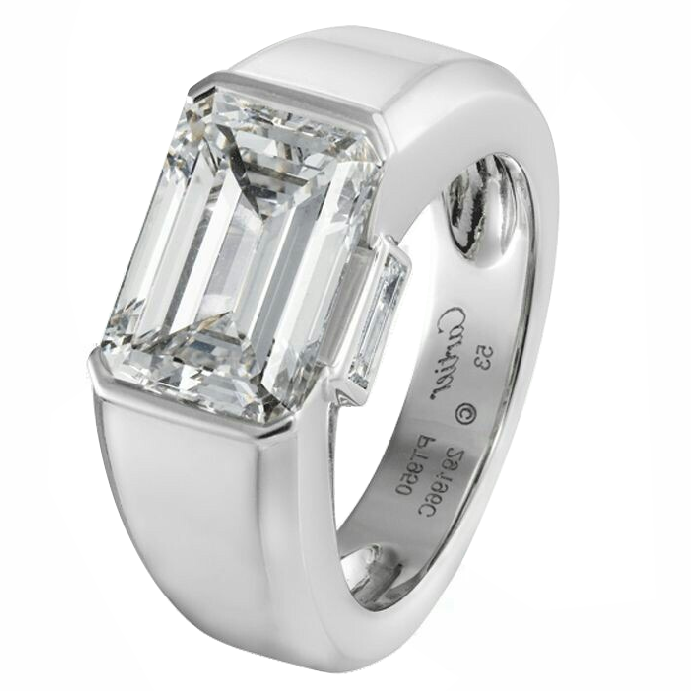 KDY-Q8341919 small octagonal single-ended men's ring