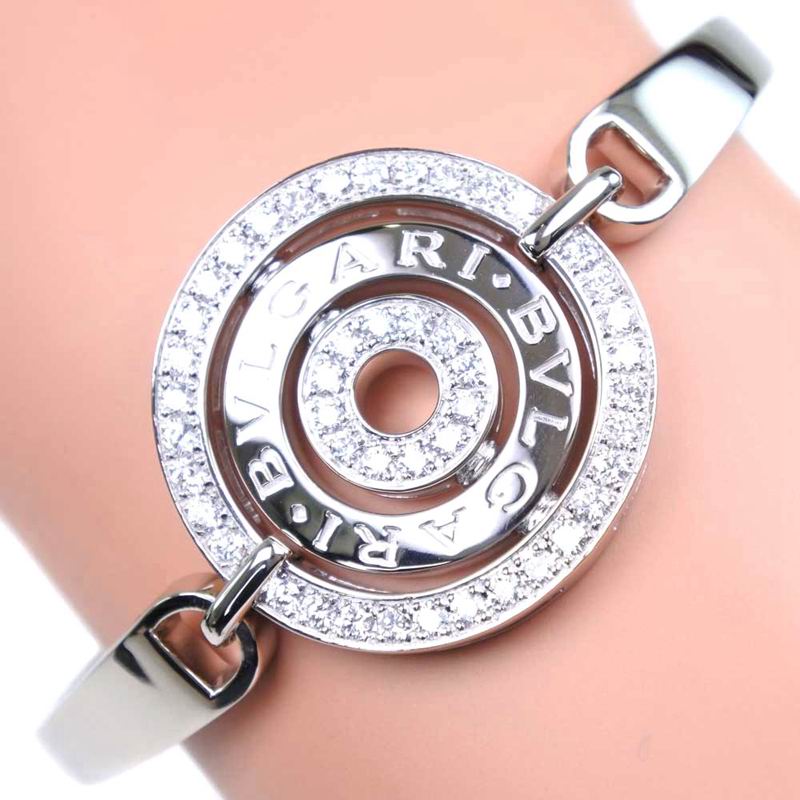 BGL-BR781046 half-set ring-in-ring hoop bracelet