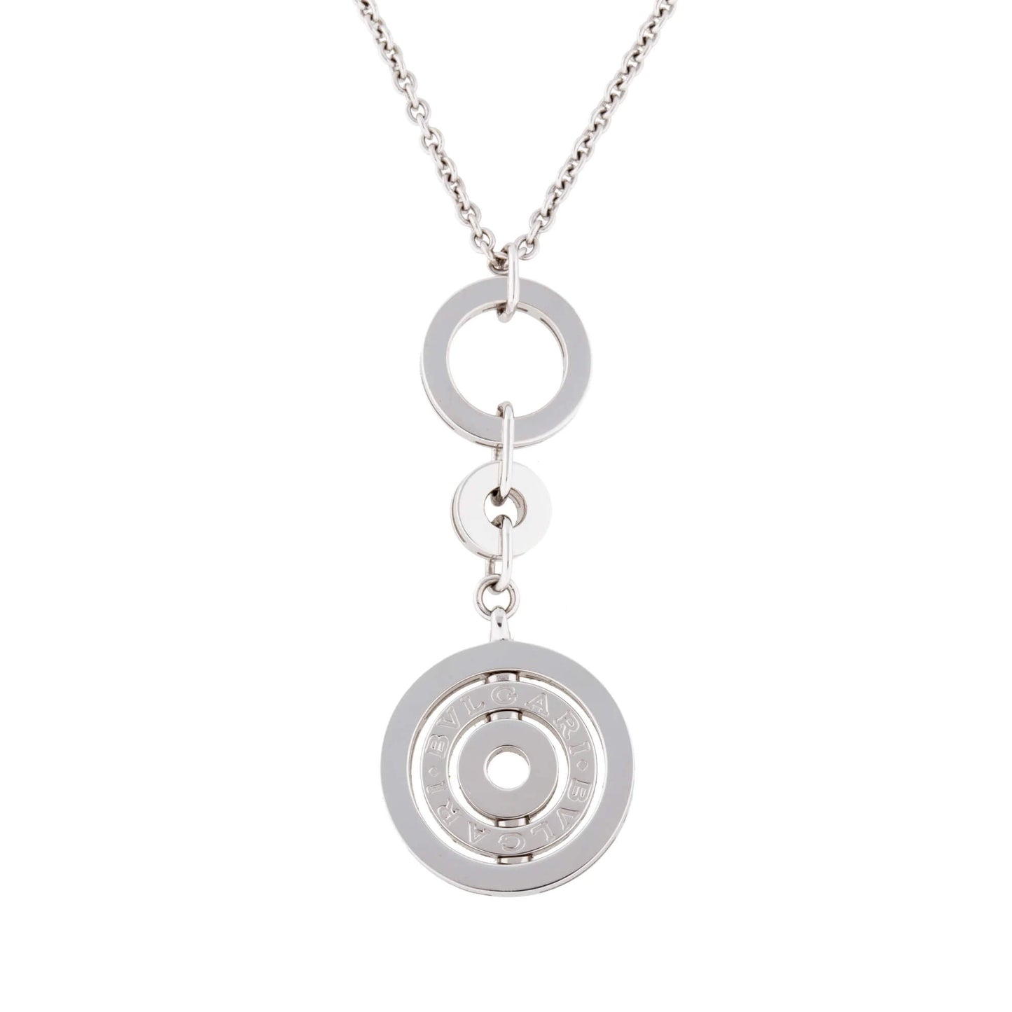 BGL-CL761990 hoop necklace light gold pendant