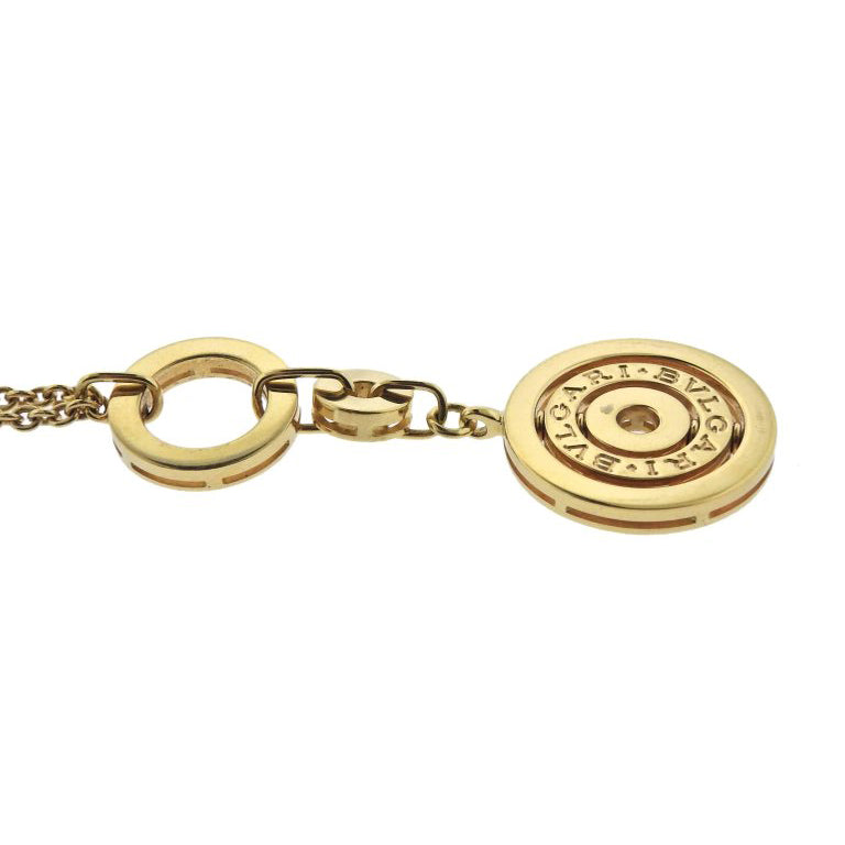 BGL-CL761990 hoop necklace light gold pendant