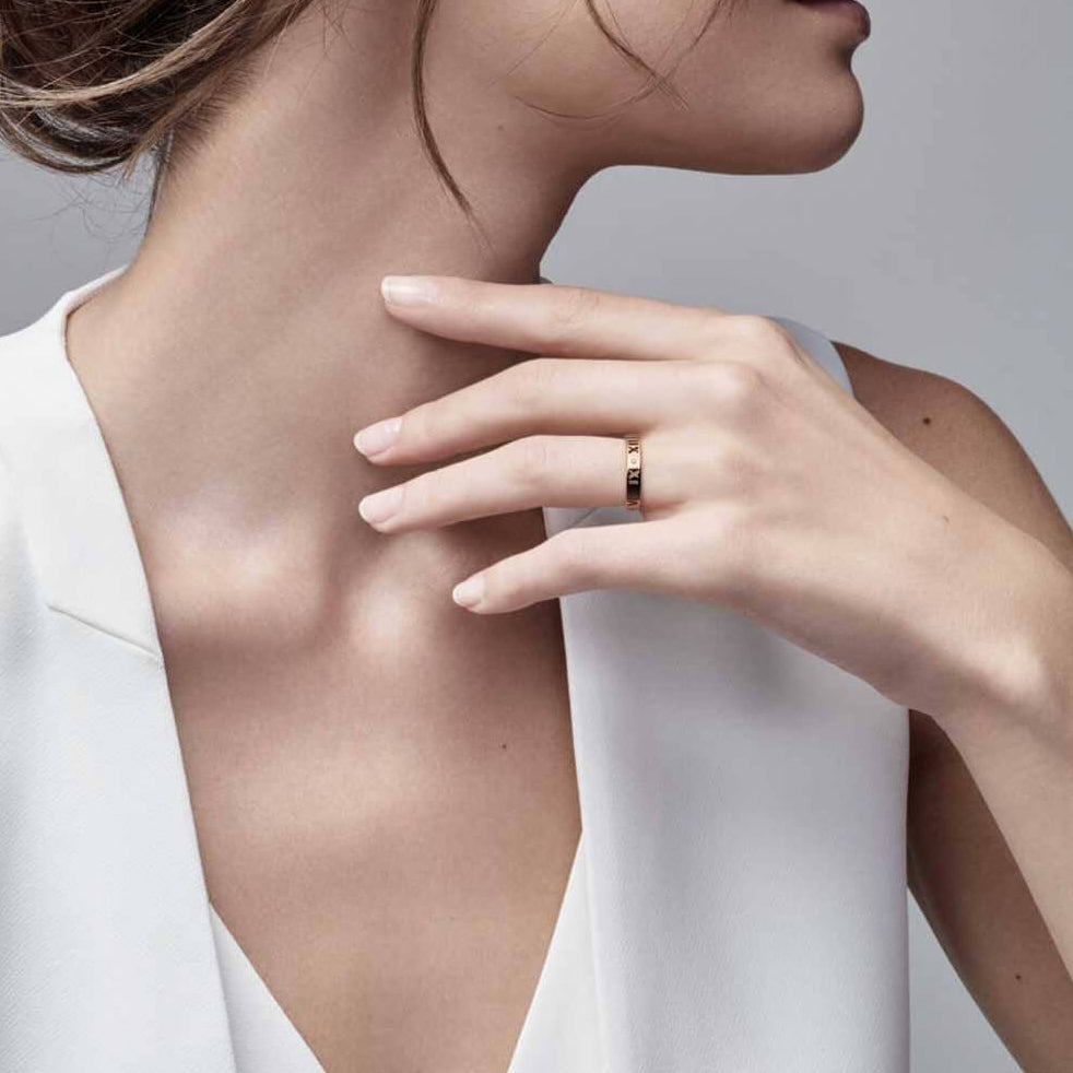 TIF55023707 guest version small cut pit Roman ring