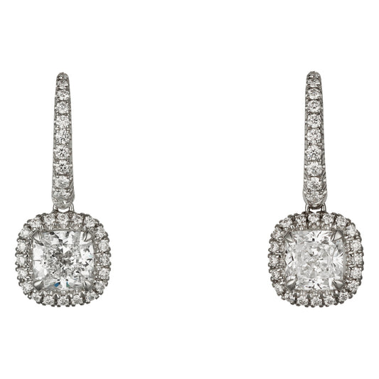 KDY-N8515104 pillow-shaped stone ear hook ear clip earrings