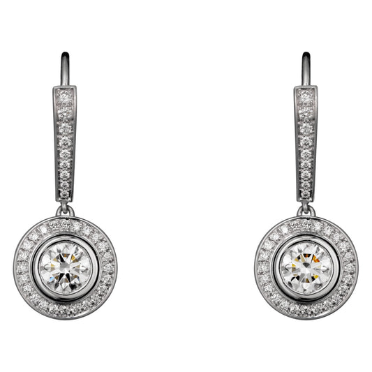 KDY-N8514800 round head stone ear hook earrings and ear clips