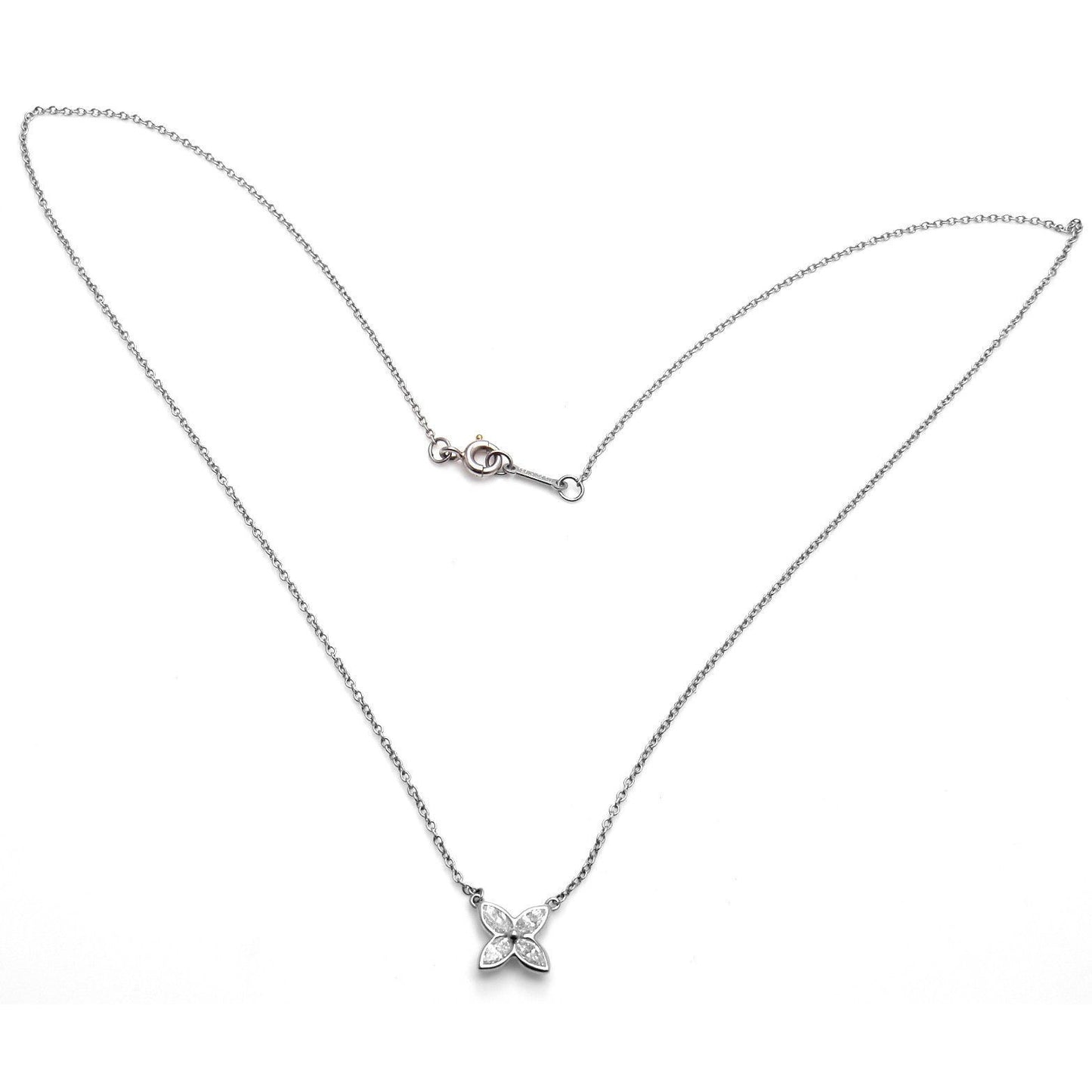 TIF13023773 barrel four-leaf horse eye bolt chain pendant
