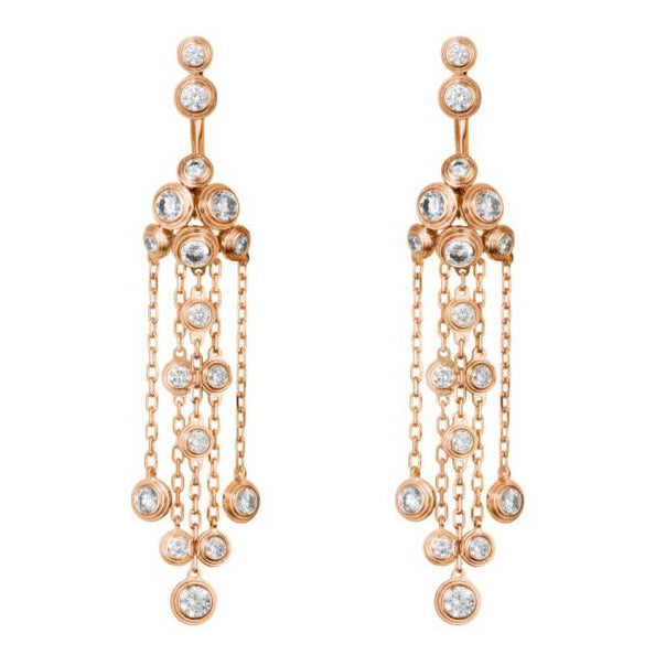 KDY-N8050600 blister bezel tassel earrings